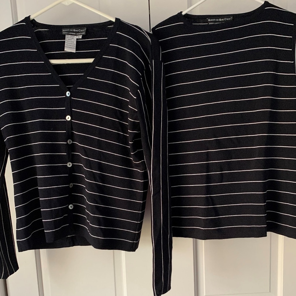Quest-ce Que C'est sweater set